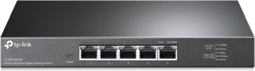 TP-Link TL-SG105-M2(UN) Switch met 5x 2.5G Multi-Gigabit poorten
