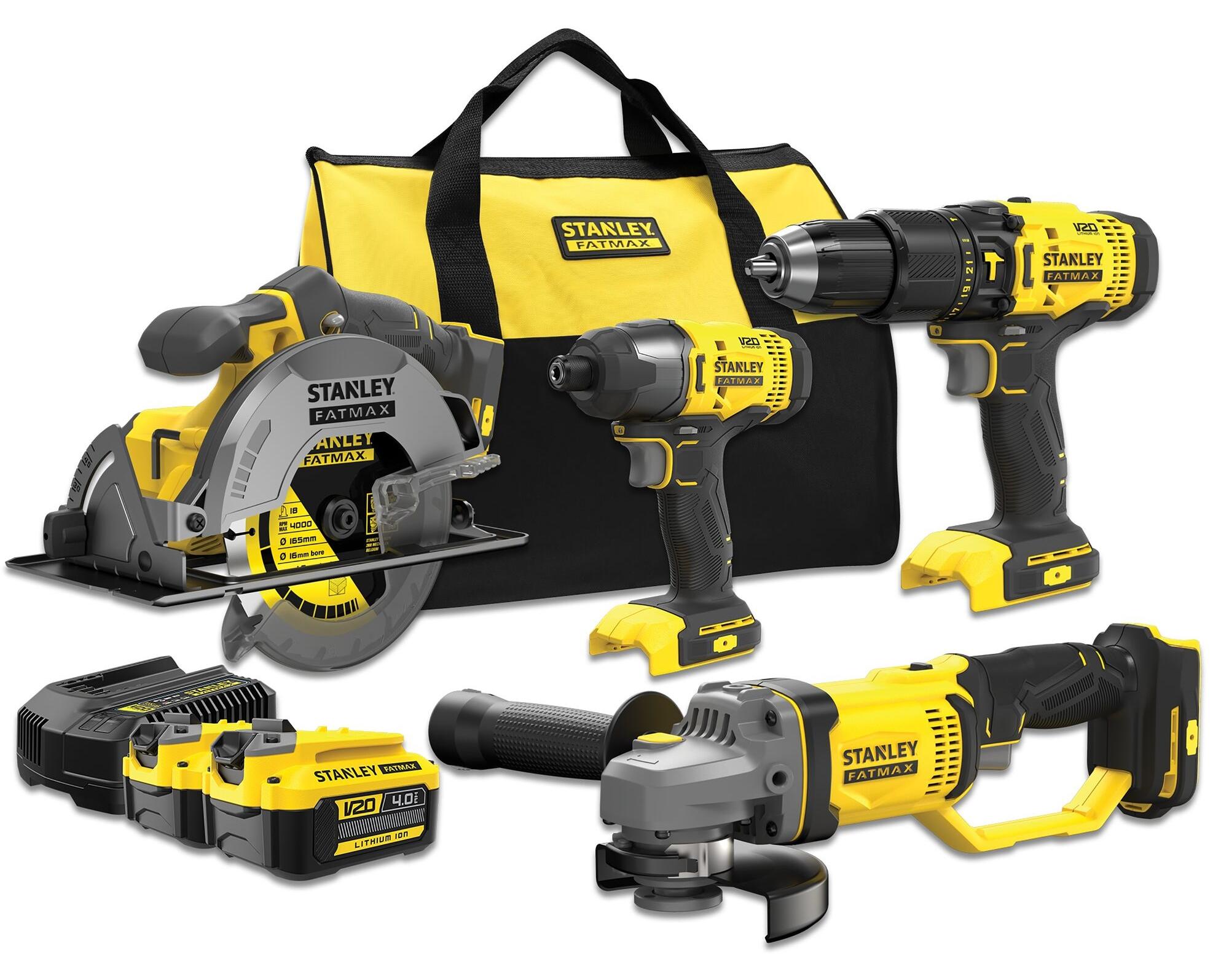 Stanley Set of 4 Fatmax SFMCK469M2 tools by