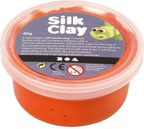 Silk Clay Modellermasse, 40 G, Orange