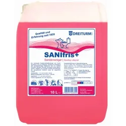 Dreiturm SANIfris+ Schonender Sanitärunterhaltsreiniger 10 l Kanister