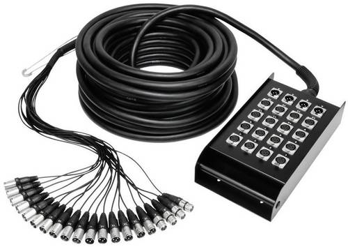 AH Cables K20C15 Multicore Kabel 15m Anzahl Eingänge:16 x Anzahl Ausgänge:4 x