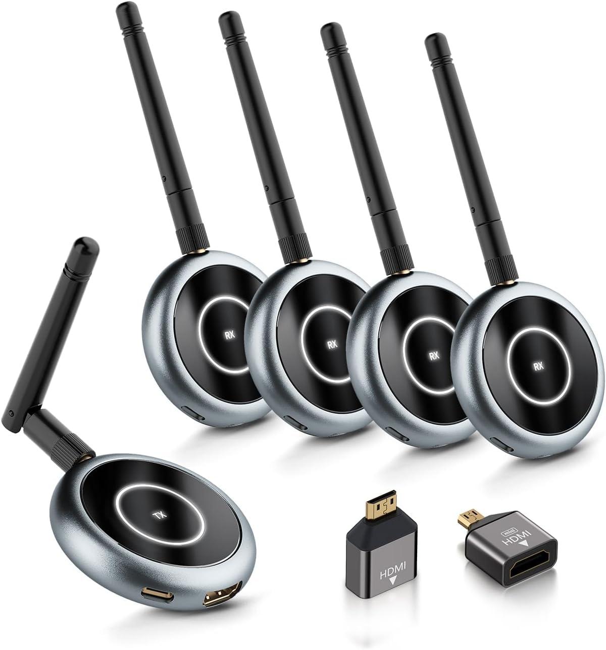 Kabelloser HDMI-Sender - 4 Empfänger - 1080p, 60 Hz - Schwarz