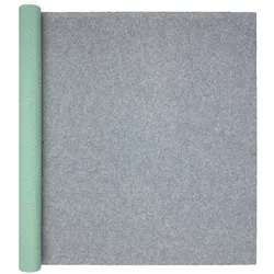 Midori Rasenteppich 67 x 400 cm Grau mit Noppen Kunstrasen Teppich Balkon Terrasse Outdoor