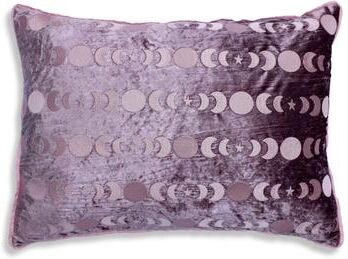 Lemon Tree Moon Phases Medium Purple/Pink Decorative Pillow