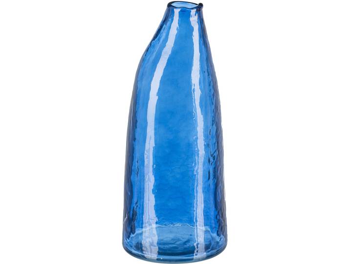 Dekovase CREATIV HOME Vase , royalblau, H:28cm Ø:11,5cm, Vasen, Dekovase, mit durchbrochenem Design