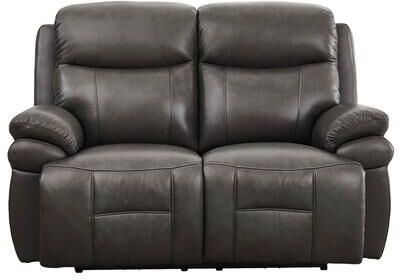 Hydeline USA Hydeline Springdale Zero Gravity Power Recline and Headrest Top Grain Leather Loveseat