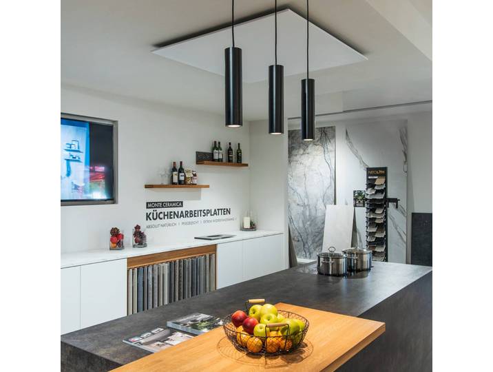 SLV Hängelampe Enola B, dimmbar, schwarz, für Wohn- / Esszimmer, Aluminium, Modern, Pendelleuchte