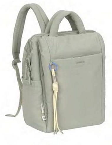 Wickelrucksack LÄSSIG "Minoa", Herren, grau (mint), Rucksäcke Wickelrucksack mint Einheitsgröße