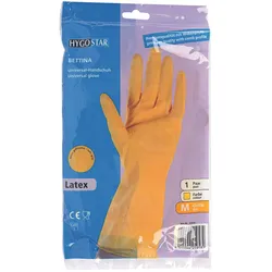 HYGOSTAR Gummihandschuhe Bettina 7 gelb