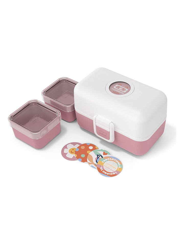 Monbento Lunchbox in Weiß/ Rosa - 800 ml - onesize