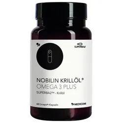 Nobilin Krillöl Omega-3 Plus Kapseln 60 St