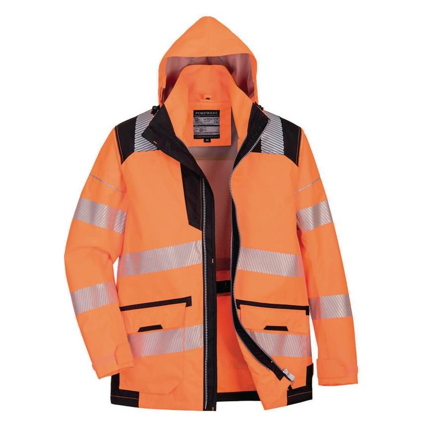Portwest Warnschutzjacke 5-in-1 mit 10 Taschen Orange S (S) (34389292)