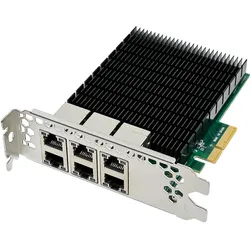 InLine 6-fach Gigabit Netzwerkkarte (Mini PCI Express), Netzwerkkarte