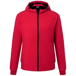 Kapuzen Softshelljacke "JN1146" - S - red/black