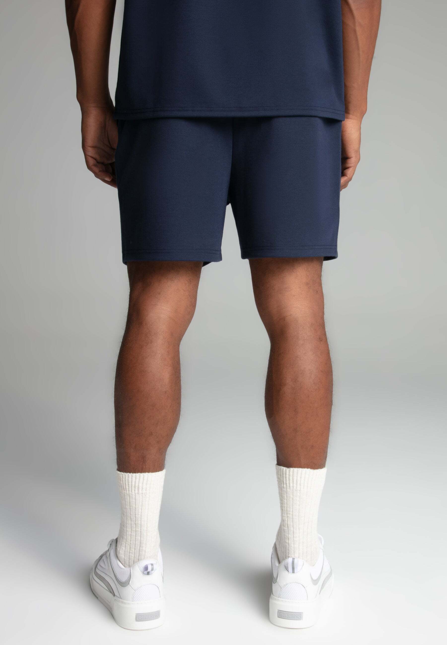 Shorts SIKSILK "Siksilk Shorts Retro Shorts", Herren, Gr. M, N-Gr, blau, Obermaterial: 97% Polyester PES. 3% Elasthan EL., Hosen Shorts blau M, N-Gr