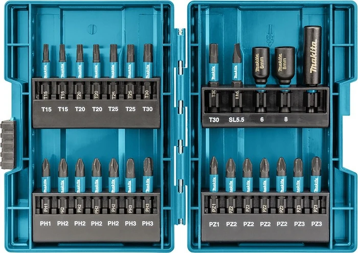 makita Impact Black E-03109 Bit-Set, 90-teilig