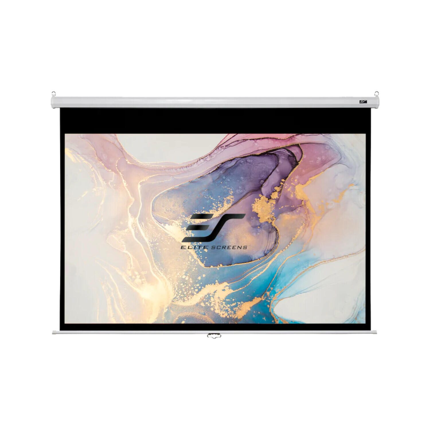 Elite Screens weiße manuelle Leinwand 254 cm 100 Zoll M100XWH