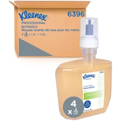 Kleenex Botanics Fresh Schaumseife, 4 x 1,2 Liter