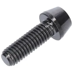 Titanschraube M6x18 konisch schwarz