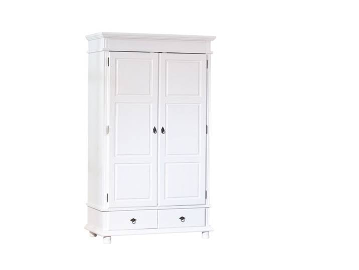 Kleiderschrank Massivholz Kiefer Weiss Danz 2-türig