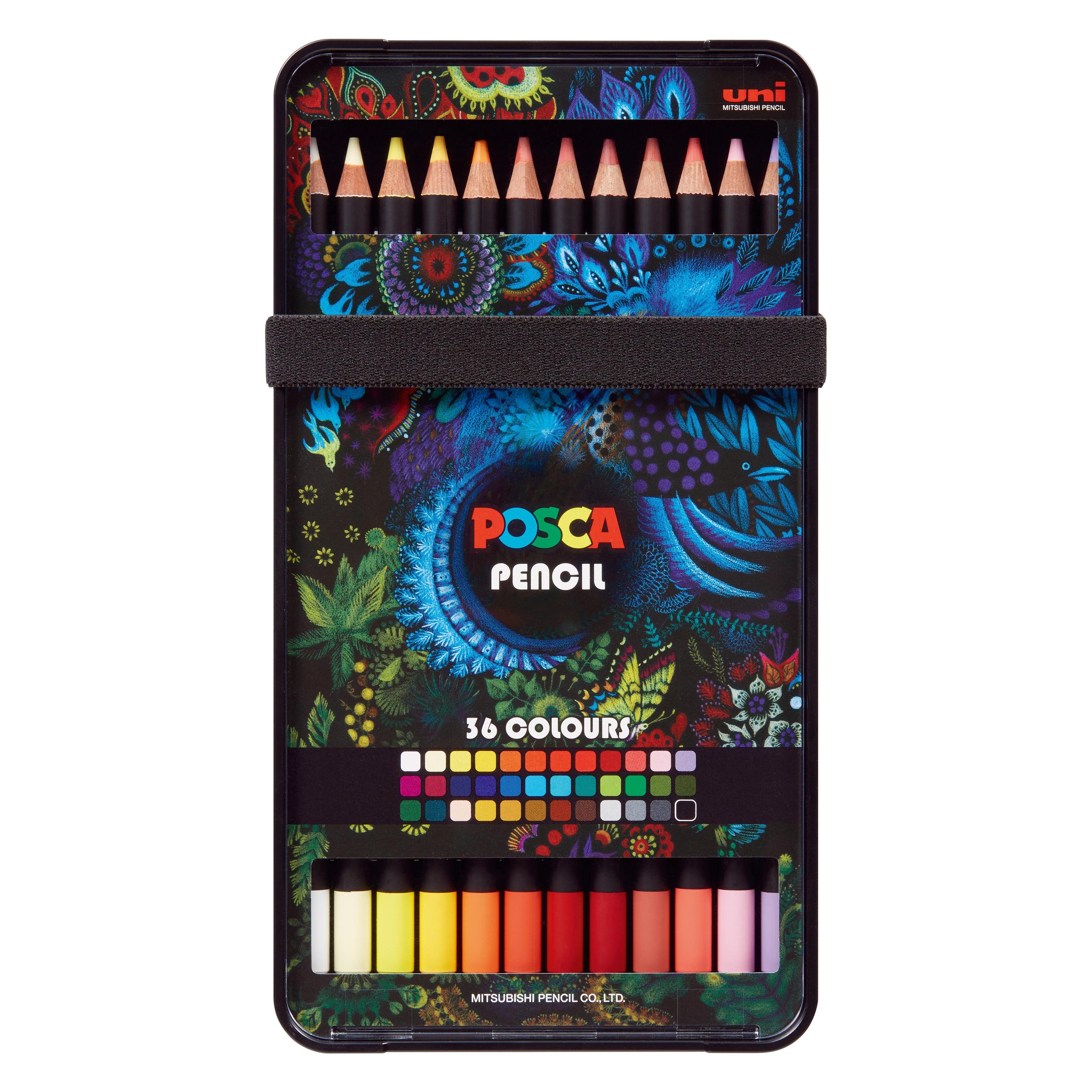 Posca Pencil KPE-200 Künstlerfarbstifte Set zu 36 Stk assortiert (36x) (KPE200.36C)