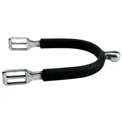Ekkia Feeling Sporen Edelstahl mit Gummiüberzug 20 mm, Farbe: Edelstahl