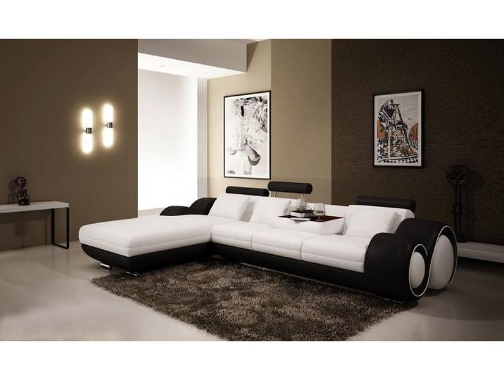 Xlmoebel Ecksofa Eckcouch BERLIN aus Leder mit integriertem USB-Anschluss, Ecksofa, Hergestellt in Europa