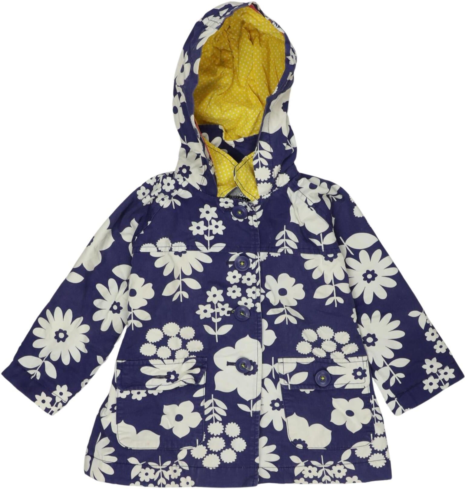 Boden Mädchen Jacke oder Mantel, Mehrfarbig, Gr. EU 98, Baumwolle / Synthetik - Second Hand