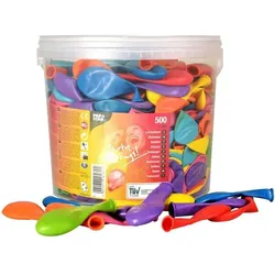 Papstar Luftballons bunt 500 Stück mehrfarbig