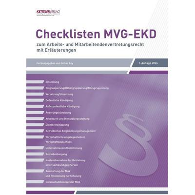 Checklisten MVG-EKD, Geheftet von , Ketteler-Verlag, 978-3-944427-59-1