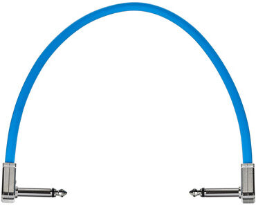 "Ernie Ball Flex Patch Cable 12"" blue Bleu"