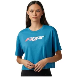 Fox, Damen, Sportshirt, Tee 23 Morphic Crop Bbry XL (XL), Blau