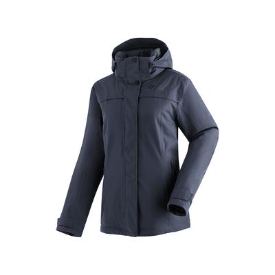 Maier Sports "Lisbon" warme Damen Jacke, wattierte Regenjacke, wasserdicht + atmungsaktiv