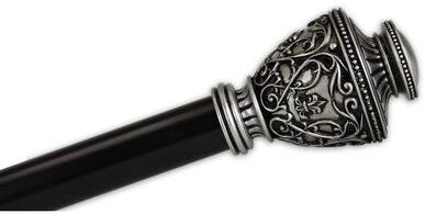 "InStyleDesign 1"" Two Tone Royalty Collection Curtain Rod"