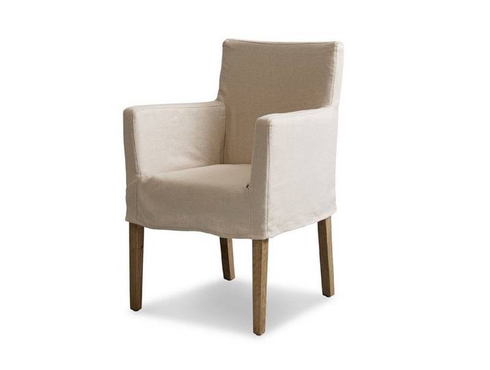 Mirabeau Esszimmerstuhl Stuhl Longhill leinen/braun