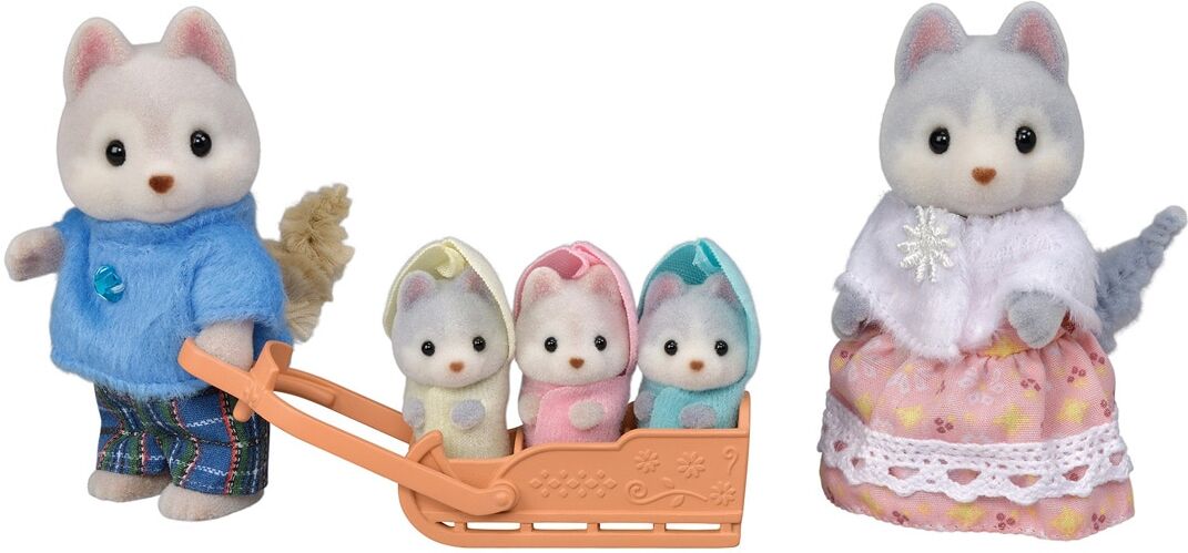 Sylvanian Families Familia husky.