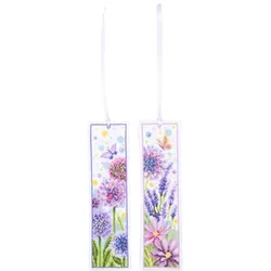 Lesezeichen "Pusteblume lila"