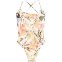 ROXY Damen Badeanzug BEACH CLASSICS J, Größe M in Weiß Weiß
