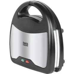 Teesa Sandwich maker TSA3221, Kontaktgrill, Schwarz, Silber
