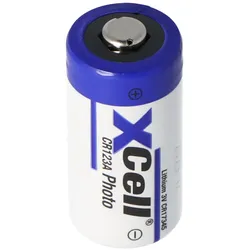 XCell 100 Stück Photobatterie CR123A Lithium Batterie 3 Volt max. 1550mAh, 34,5x17mm 19Gramm Lose Ware bulk