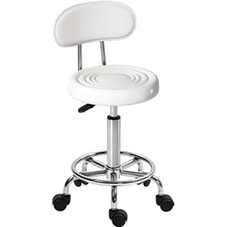 ROLLHOCKER Polyester Stahl Weiß