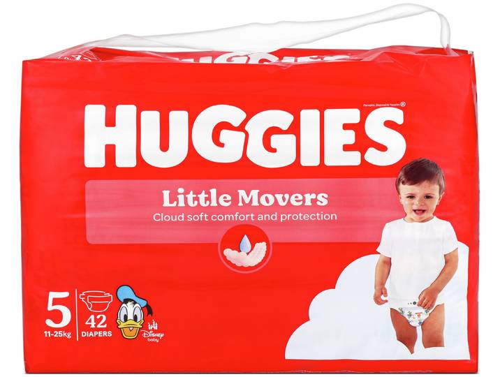Huggies Little Movers Windeln Grösse 5 11-25kg 42 Stück