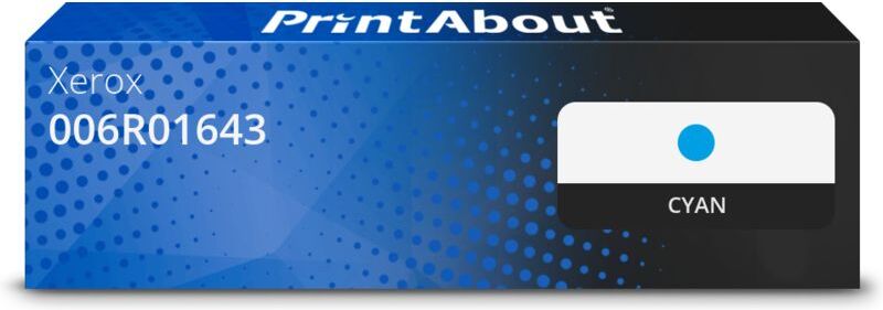 PrintAbout Toner kompatibel mit Xerox 006R01643 - Cyan