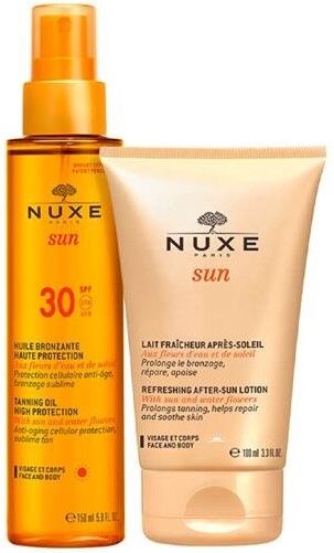 Nuxe Sun Aceite Bronceador 150 ml + Leche After Sun 100 ml SPF 30