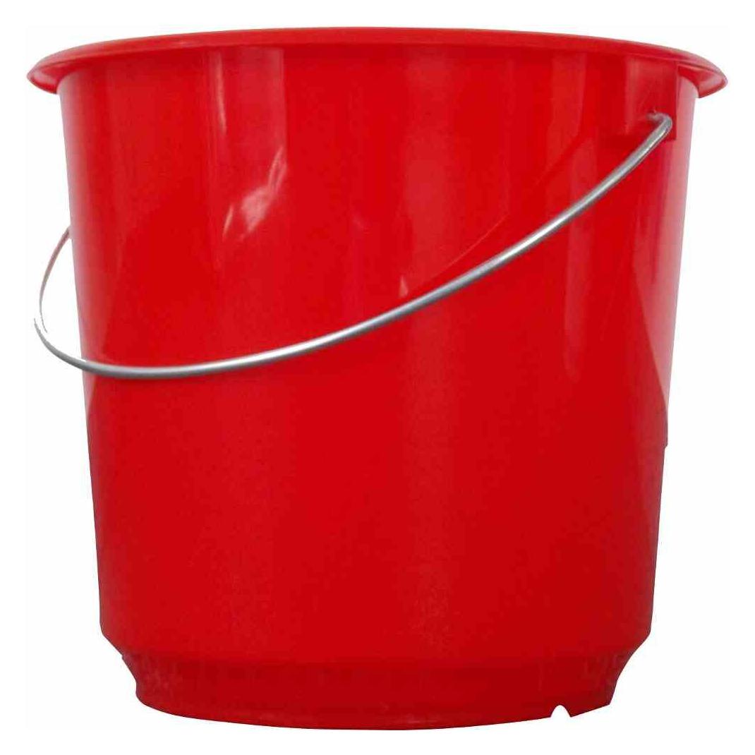 Lockweiler Haushaltseimer aus Kunststoff in Farbe rot, 10 l, Ø 29x26 cm (1 Stk.) (101021042)