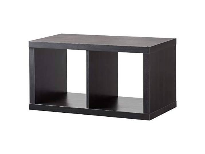 IKEA Kallax Étagère 77 x 41 cm Noir/Marron