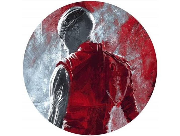 Komar Marvel DOT runde und selbstklebende Vlies Fototapete - Avengers Painting Nebula - Ø Durchmesser 125 cm - Wandsticker, Marvel, Wandsticker, Marvel, Kinderzimmer, Wandtattoo - DD1-053