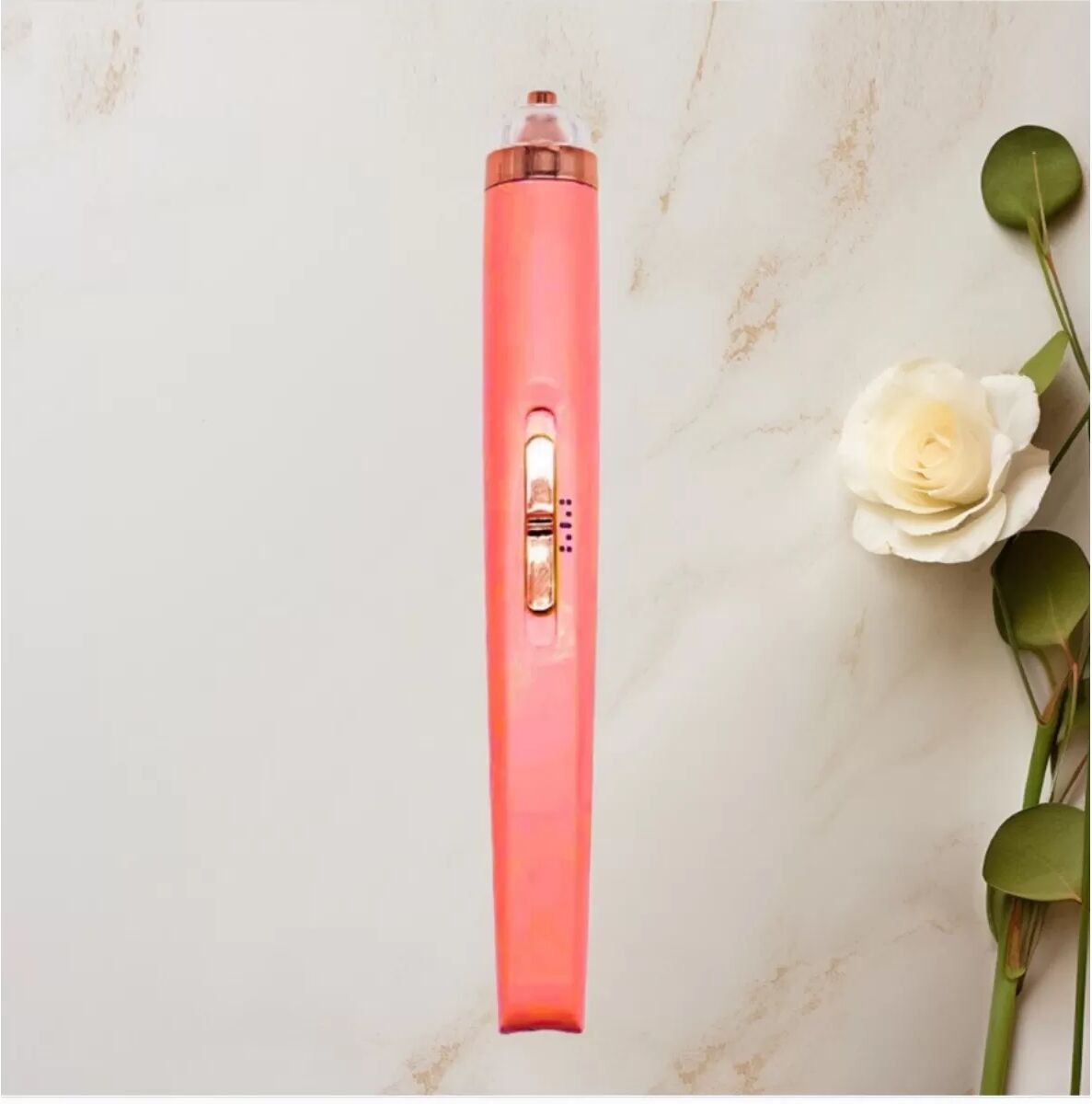 INF Flawless 5-in-1 LED Elektrischer Nagelbohrer Stift – Wiederaufladbar, Kabellos, Polierer & Schleifer Rot