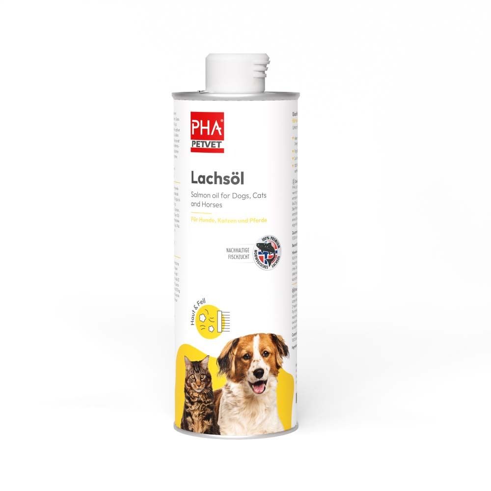 PHA Lachsöl f.Hunde/Katzen/Pferde 500 ml Öl