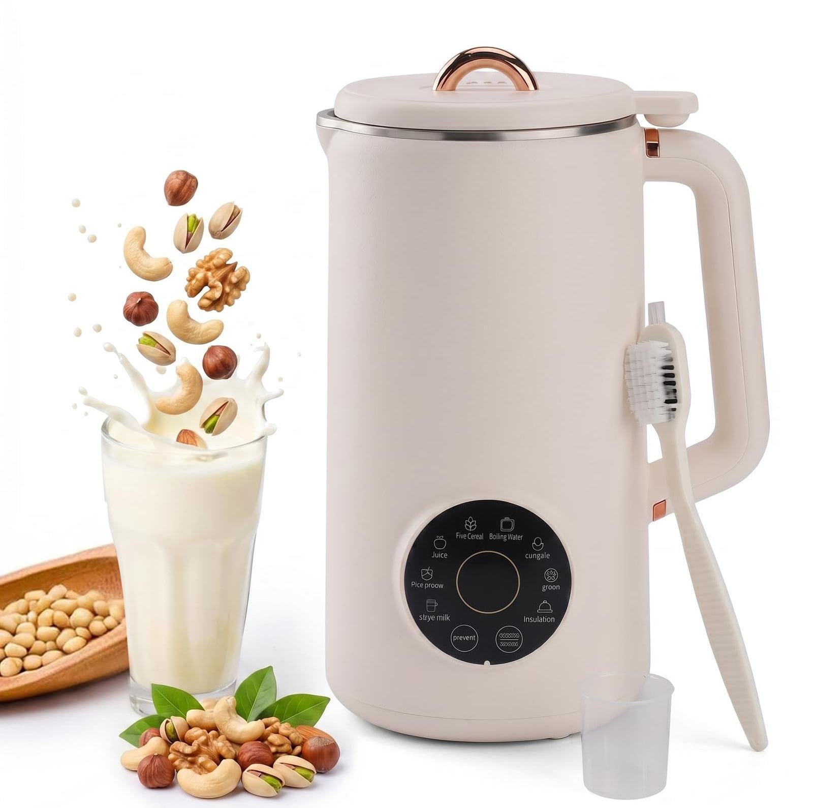 Dripio multifunctionele notendrankmachine van roestvrij staal met automatische reiniging, 1000 ml